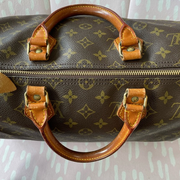 LOUIS VUITTON SPEEDY 35 MONO VINTAGE DC 824 ‼️PURGE SALE‼️ - Picture 7 of 16